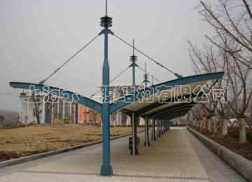 專業(yè)定制膜結構建筑膜結構車棚張拉膜結構
