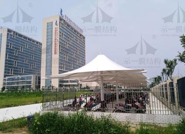 上海示一膜結構停車棚能不能先挑圖紙定制？