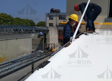 如何處理膜結(jié)構(gòu)的膜面褶皺？